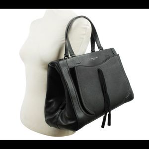 Marc Jacobs Maverick black leather tote bag